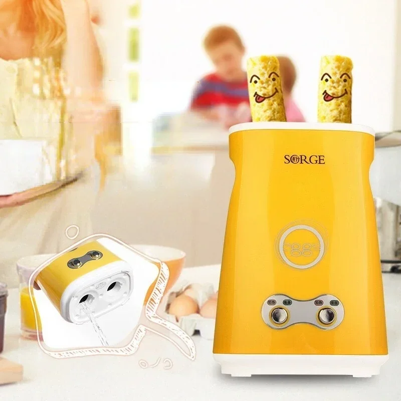 Household double tube egg cup egg roll machine omelette machine egg cooker automatic egg sausage machine breakfast machine