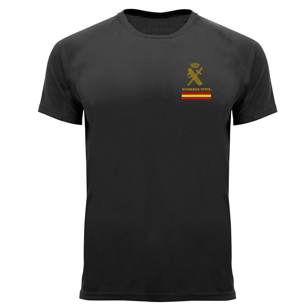 Camiseta Guardia Civil España. 100% Algodón De Alta Calidad, Cuello Redondo,