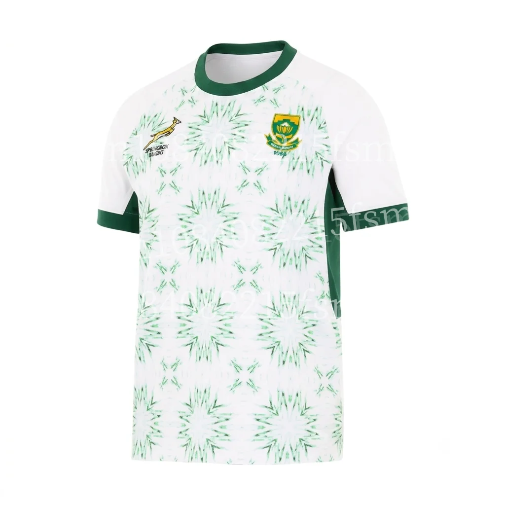 2026 Rugby's Größte Rivalität Südafrika Springboks O-Ausschnitt Kurzarm T-Shirt mit Grafikdruck Sportbekleidung Lässige Sommer-T-Shirts – Detail 6