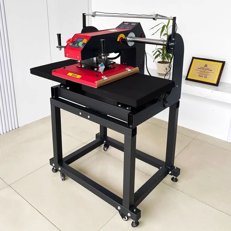 

Double Station 15.5x23.5inch Heat Transfer Machine, Semi-Automatic Sublimation Press, Specialized for Printing Shops