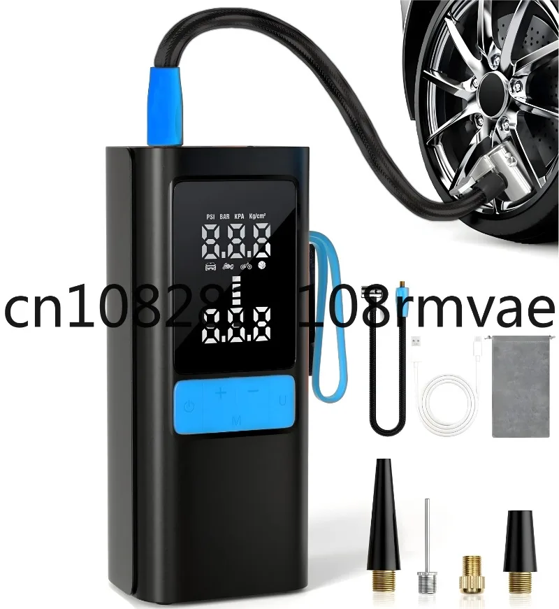 

FOR MU-002 Digital Tire Inflator Portable Wireless Electric Portable Rechargeable Car AirCompressor Pump With Battery Power Bank