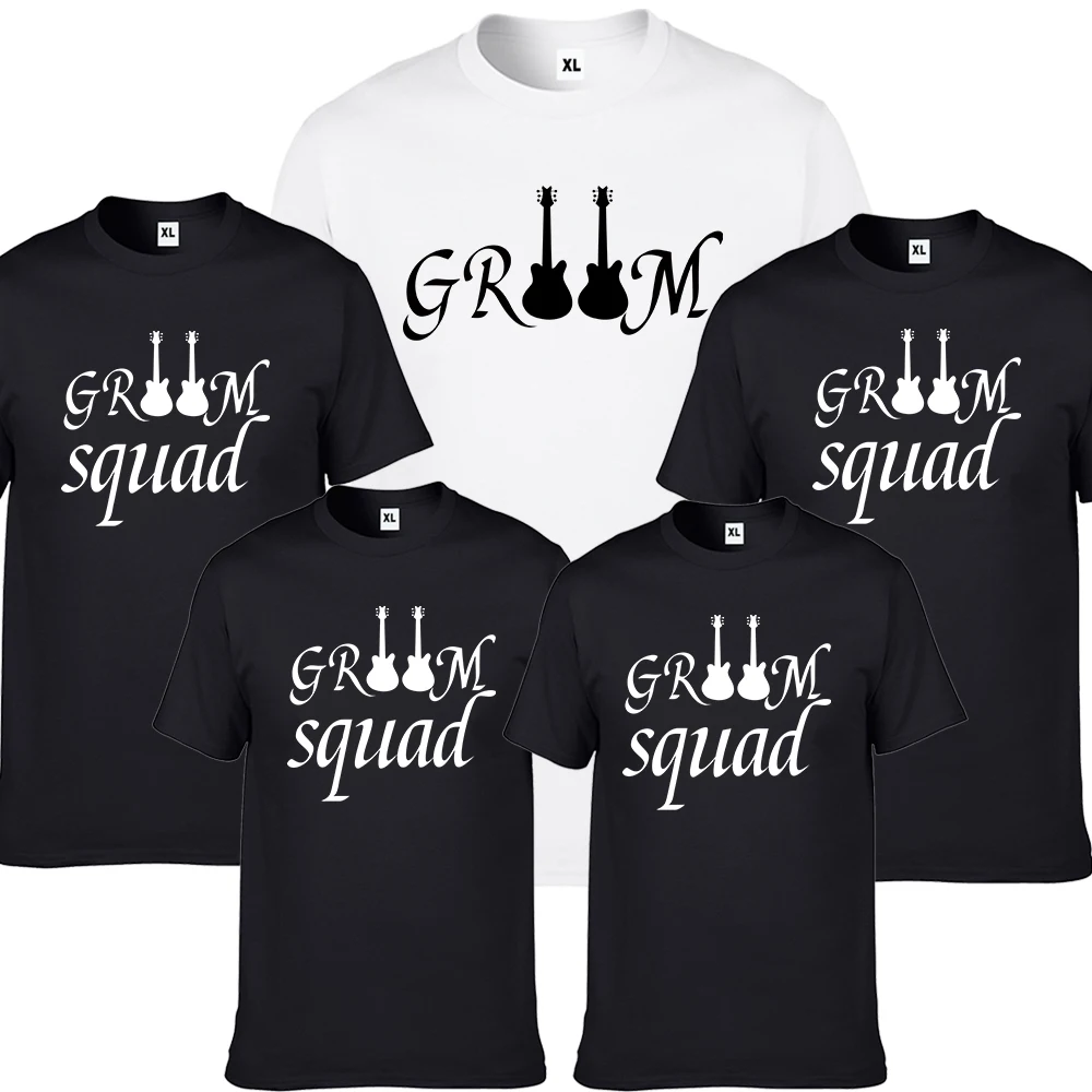 Wedding Party Groom Squad Tshirt Men Team Groom NK035