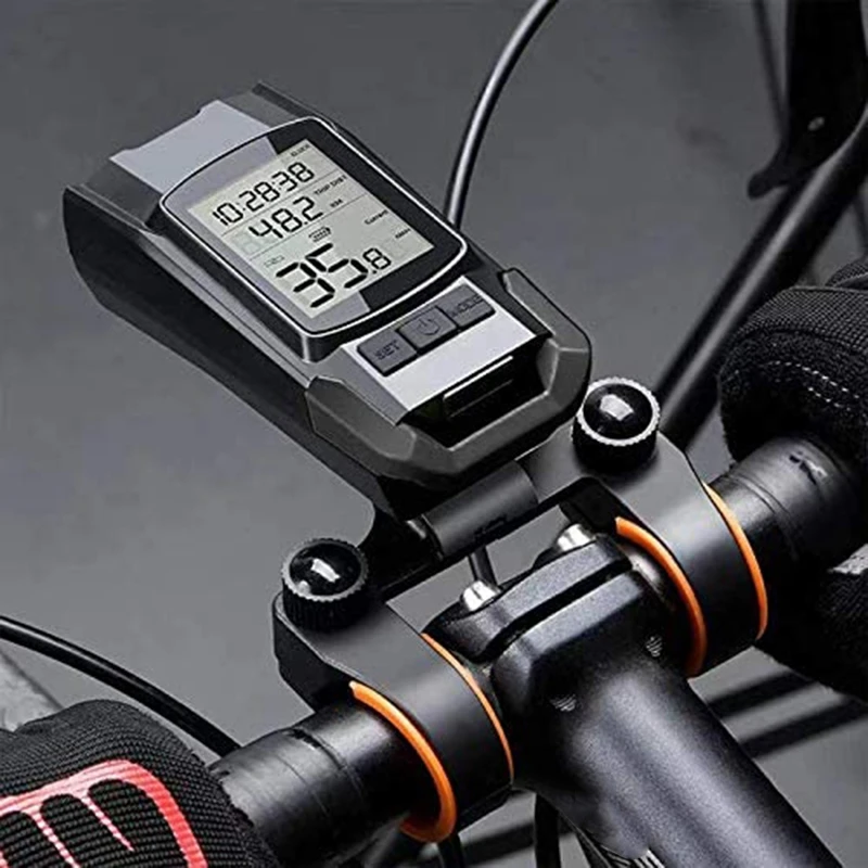 Bike Light Set,800 Lumens Super Bright with Speedometer Odometer, Horn and Calorie Counter,for Mountain,Road Cycling,Etc