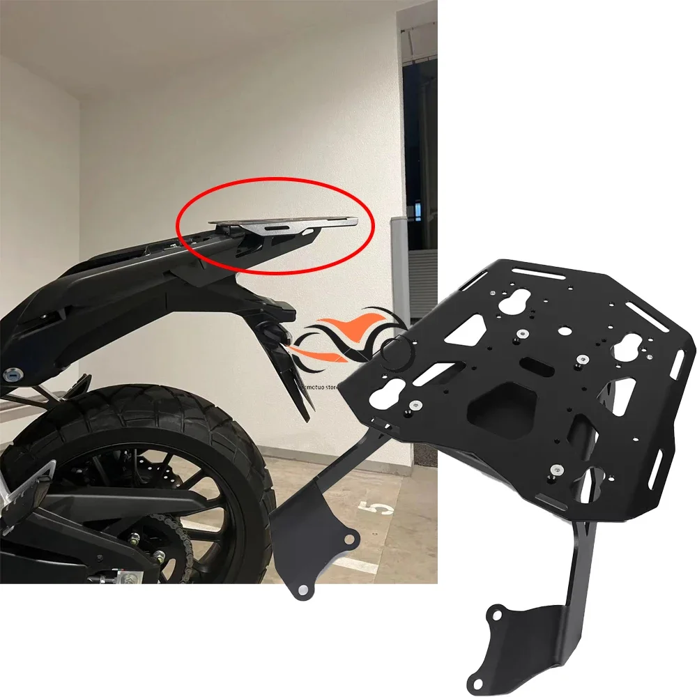 For HONDA CB500X CB400X 2021 CB500F CBR500R Motorcycle Rear Carrier Luggage Rack Tailbox Fixer Holder Cargo Bracket Tailrack Kit