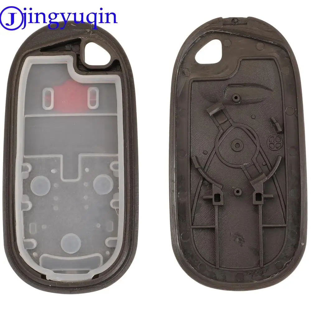 Jingyuqin con pulsanti in gomma Pad Car Key Remote Fob Cover per Honda Acura CL/TL/ TSX 2000-2001 2004-2006 2004-2008