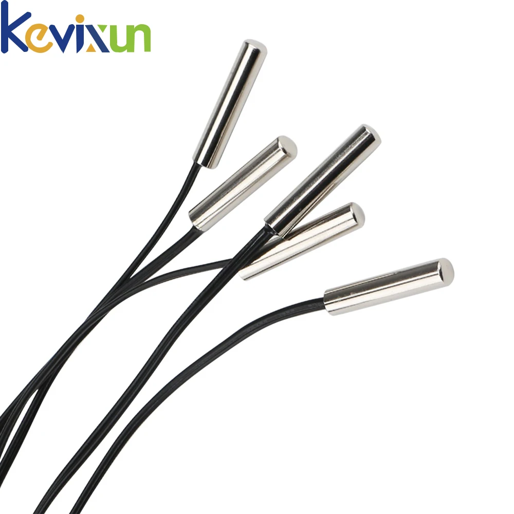 10PCS 1M NTC Thermistor Accuracy Temperature Sensor 10K 1% 3950 Waterproof Probe