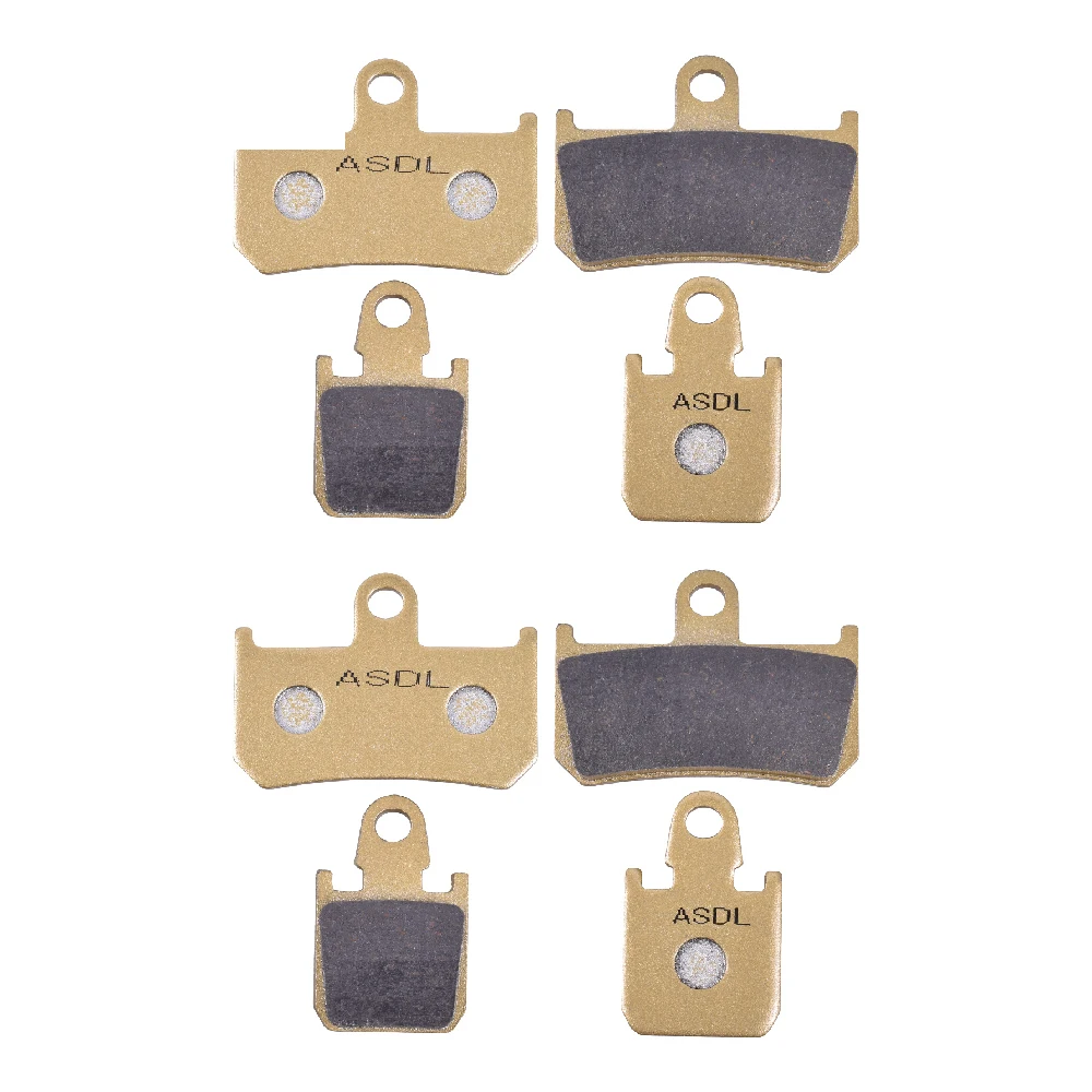 Front Rear Brake Pads For Yamaha YZFR1 YZF-R1 YZF R1 1000 2007 2008 2009 2010 2011 2012 2013 2014 YZF1000 4-pad ABS