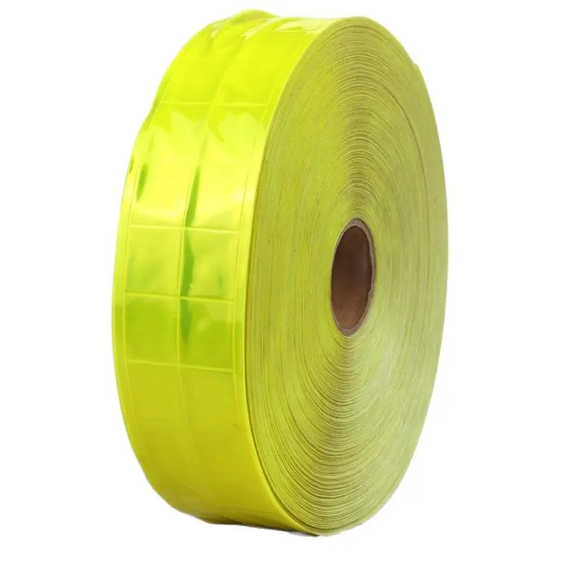 5cm*5m Beautiful Night Reflective Flashing Warning Fluorescent PVC Tape Reflective Safety Vest Strips