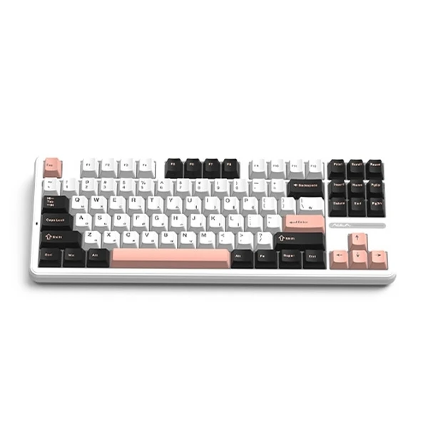 AULA F87 Pro Toxalwood Wed Wireless Mechanical Keyboard Hangul Olivia White Low-noise Peach Funkis Domestic genuine