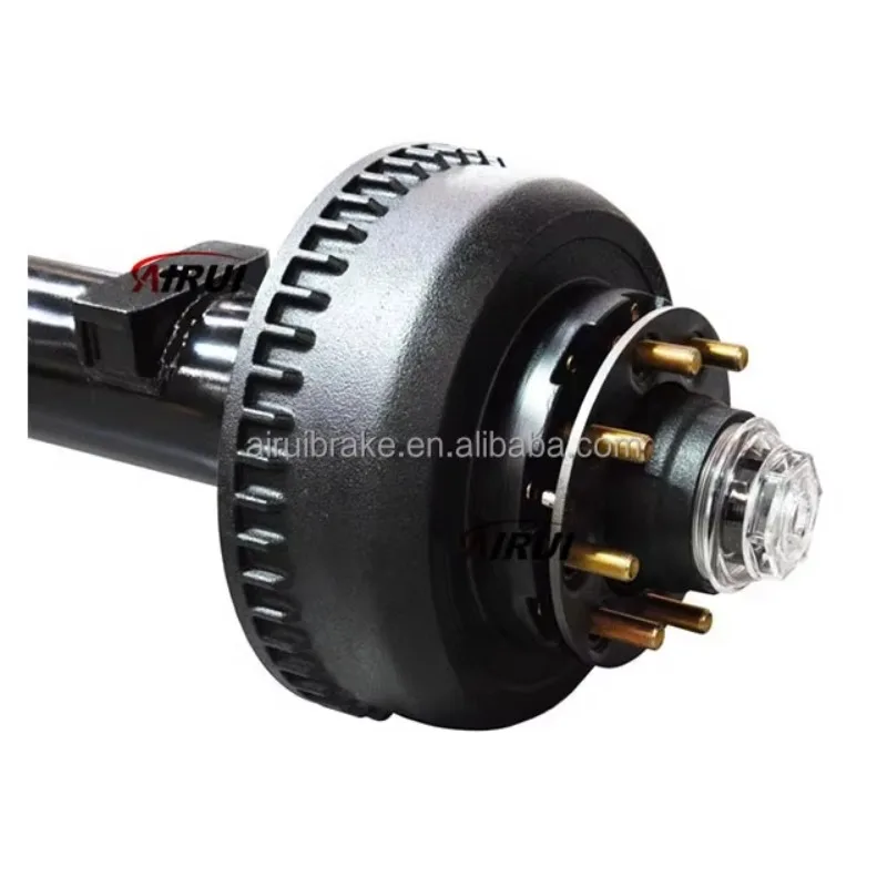 

10000LBS Trailer Axle With 12.25"inch Electric Brake Assembly 8 Lug Drum And Spring Or Without Spring For Trailer
