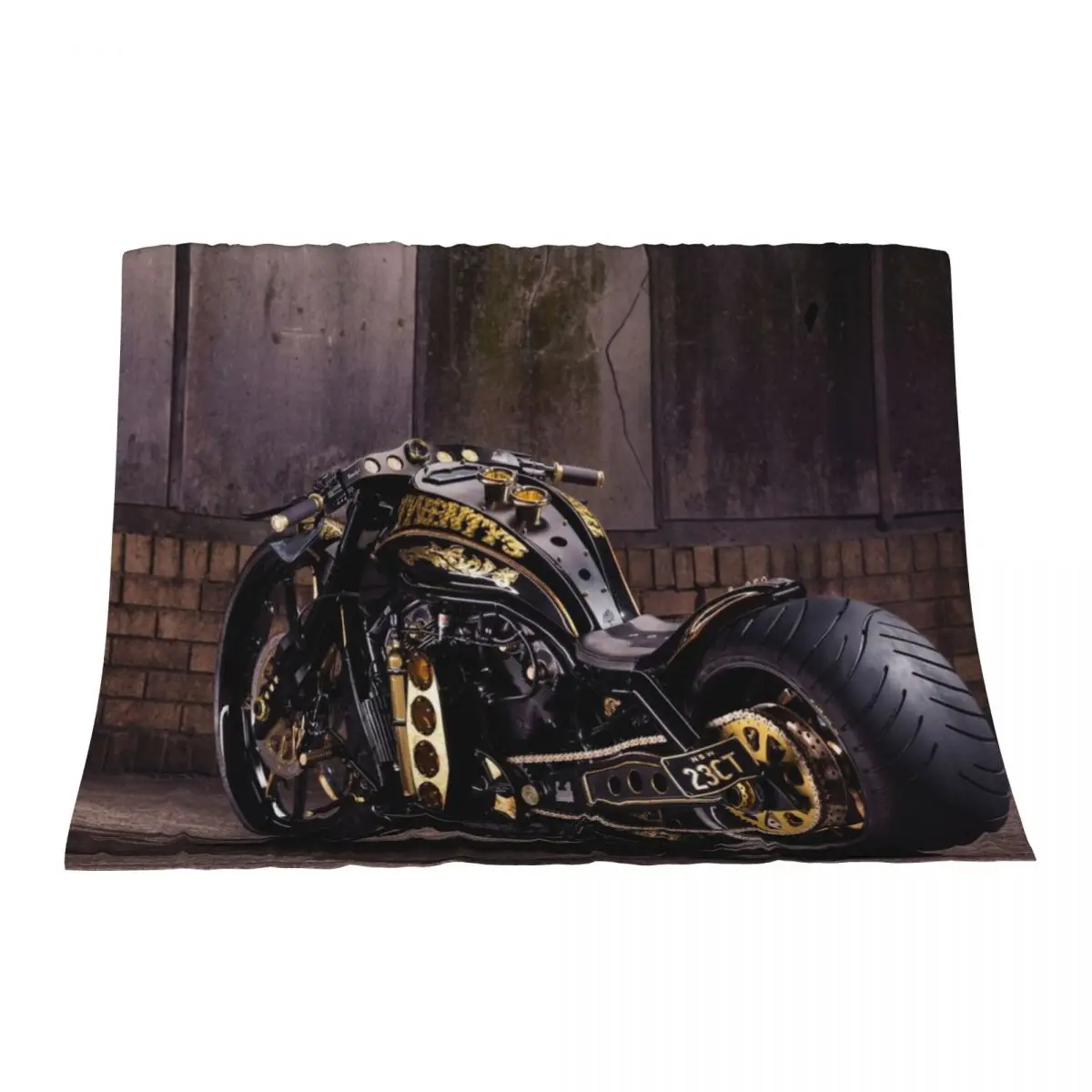 

Smith Concepts' Bagged and Blown VROD Throw Blanket blankets and throws Bed linens Decorative Sofa valentine gift ideas Blankets