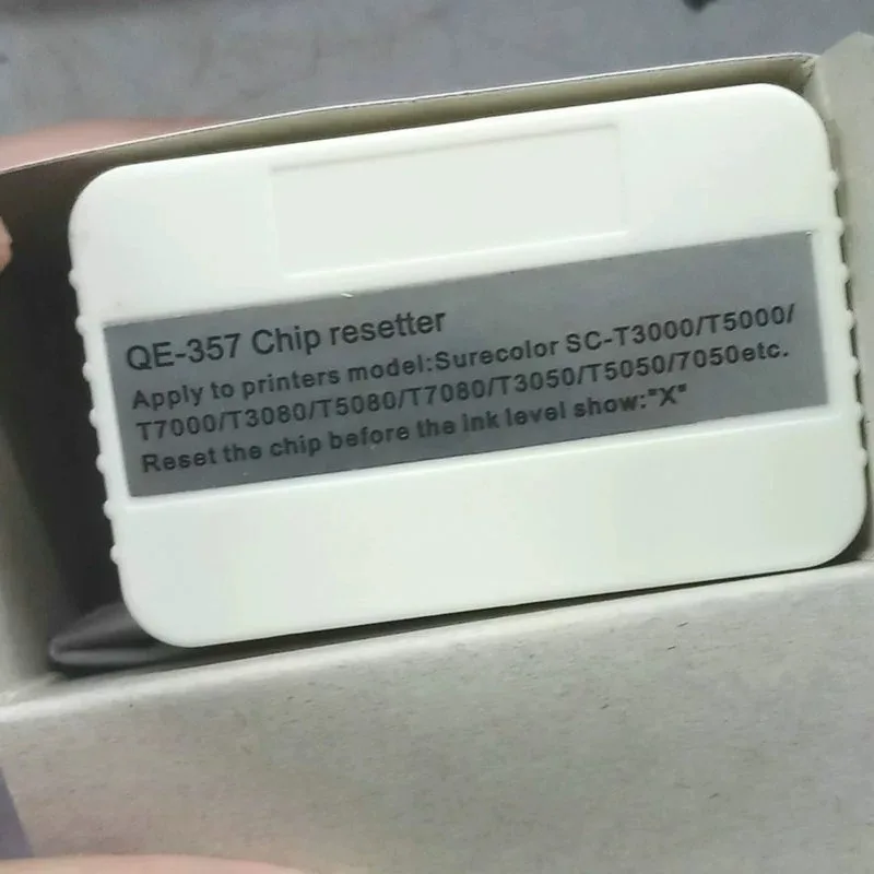 

For Epson SureColor T3000 T5000 T7000 T3200 T5200 T7200 T3270 T5270 T7270 Cartridge Chip Resetter Яблочный чип Restore QE-357