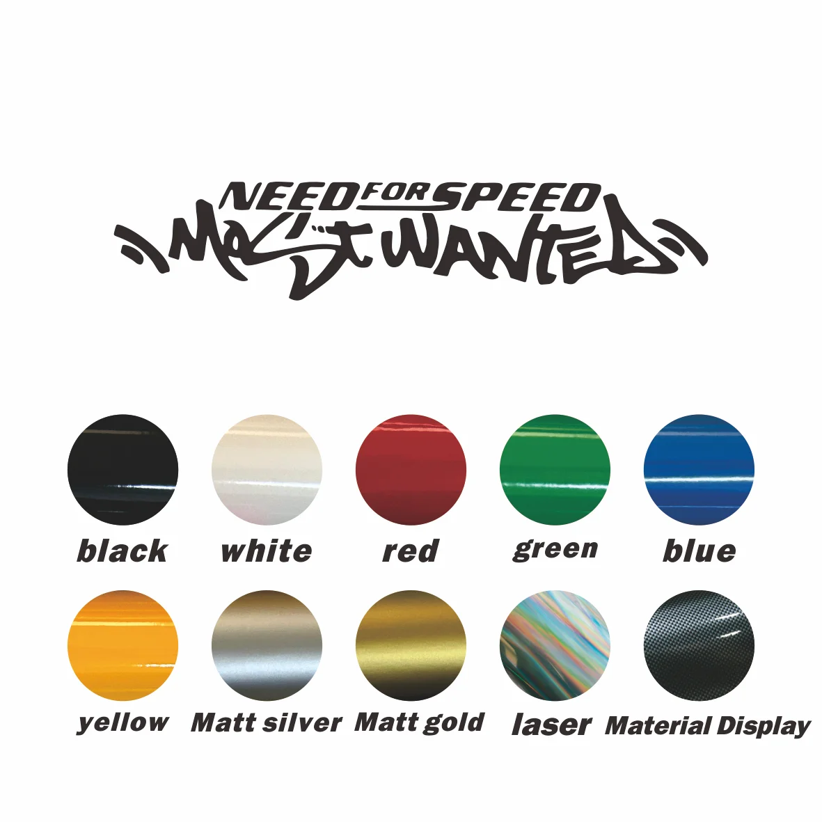 

2pcs 30x6CM Fun Need for Speed Scratch Decals – Universal Vinyl Stickers for Car Windshield/Door, Cool Auto Accessories