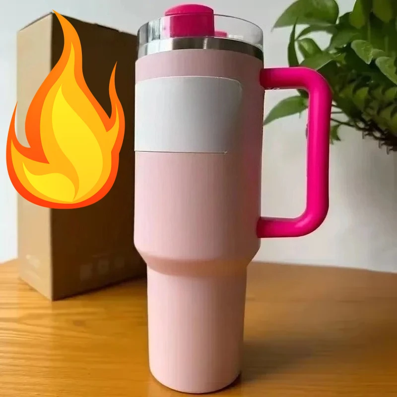 

Термос для кофе из нержавеющей стали 2-го поколения с трубочкой, 40 унций, подходит для путешествий на природе и холодных напитков