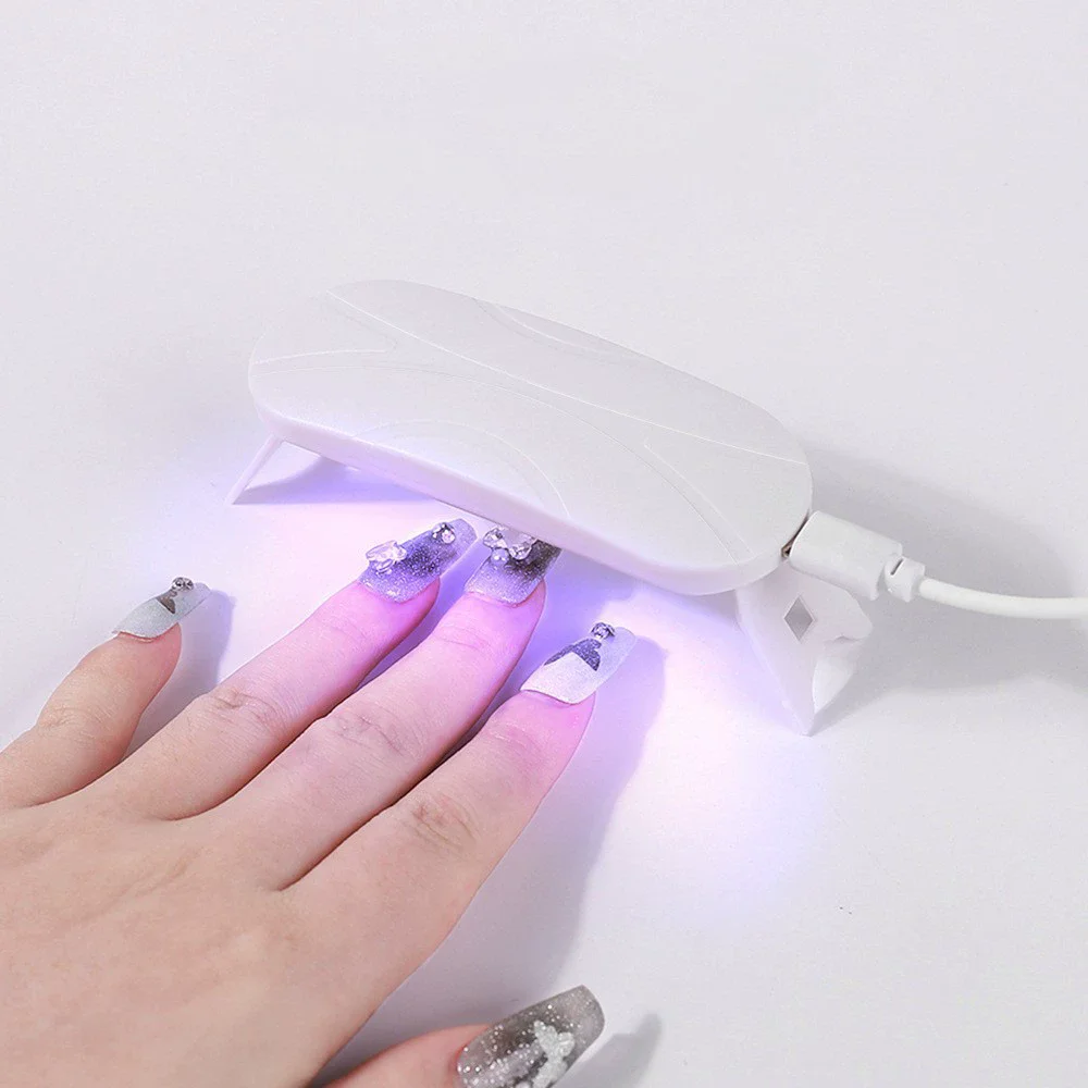 UV nail lamp film curing lamp mini folding curing machine UV phototherapy nail fast drying machine