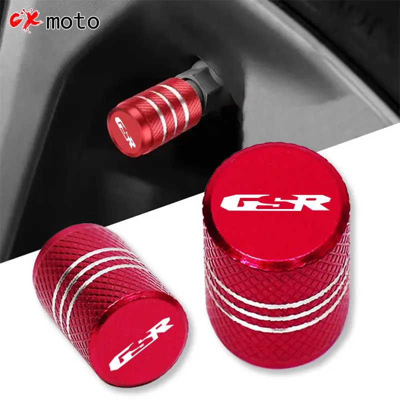 For SUZUKI GSR750 GSR600 GSR400 GSR 750 600 400 All Year Universal Motorcycle Tire Valve Air Stem Cover Cap Plug CNC Accessories