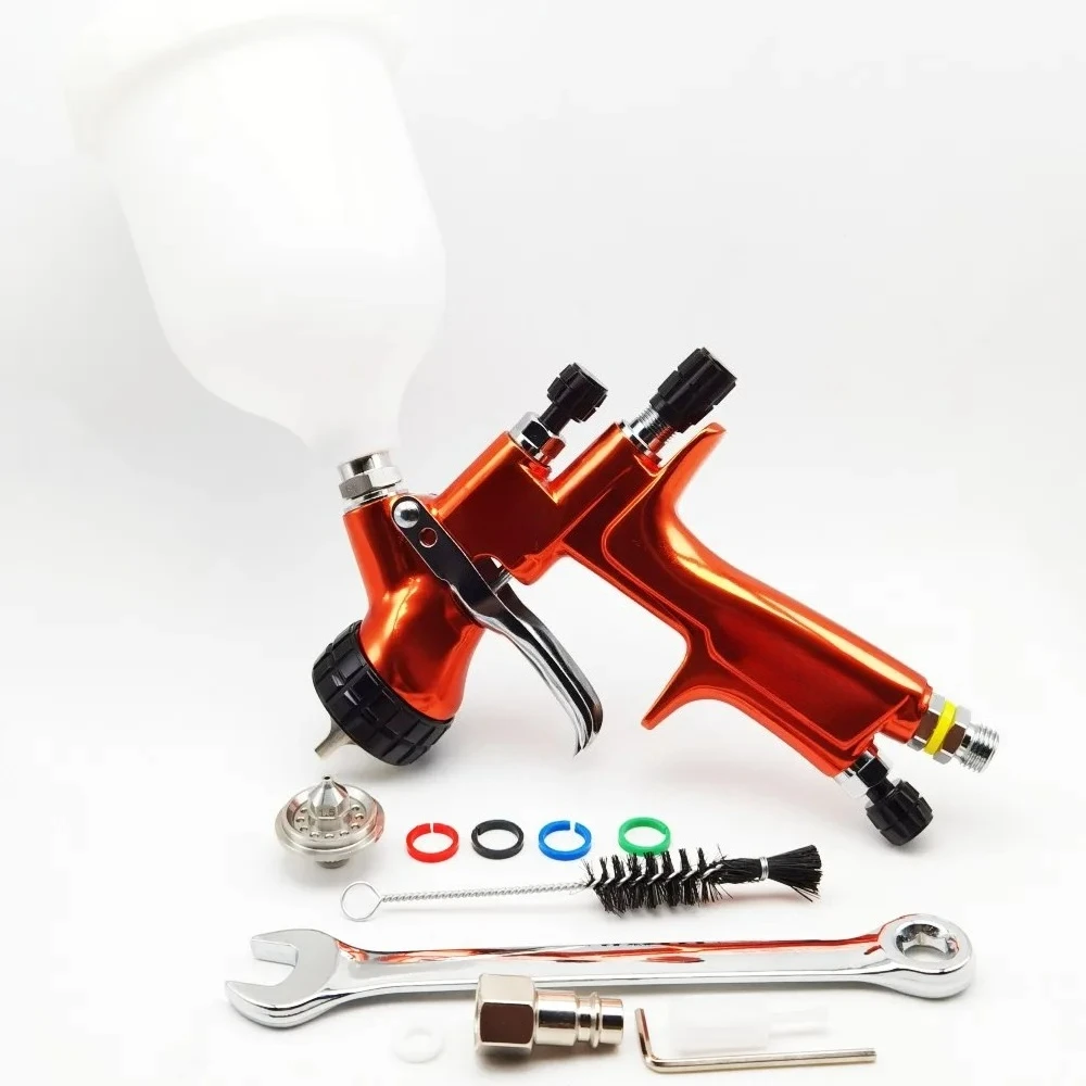 Car Surface Paint Gun Water-based Varnish Spray Gun Air Tools Airbrush New LVLP 1.3/1.5mm Air Spray Gun