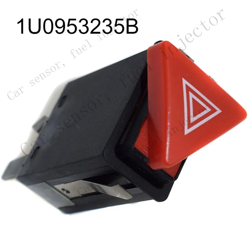 Q+ FOR Car Hazard Alarm Light Switch for Skoda Octavia 1996 to 2010 Quick Install OEM