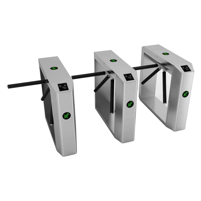 Factory New Advanced Facial Fingerprint Access Control System Tripod Turnstile Face Recognition Code Pedestrian Turnstile Gate