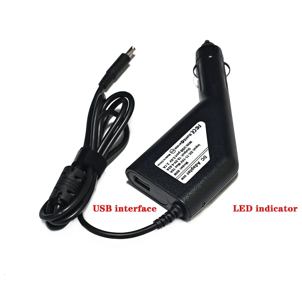 Car Charger 19.5V 4.62A 90W 4.5*3.0mm AC Laptop For Dell XPS 11 12 13 L321X L322X for Inspiron 12 14 15 24 Vostro 20