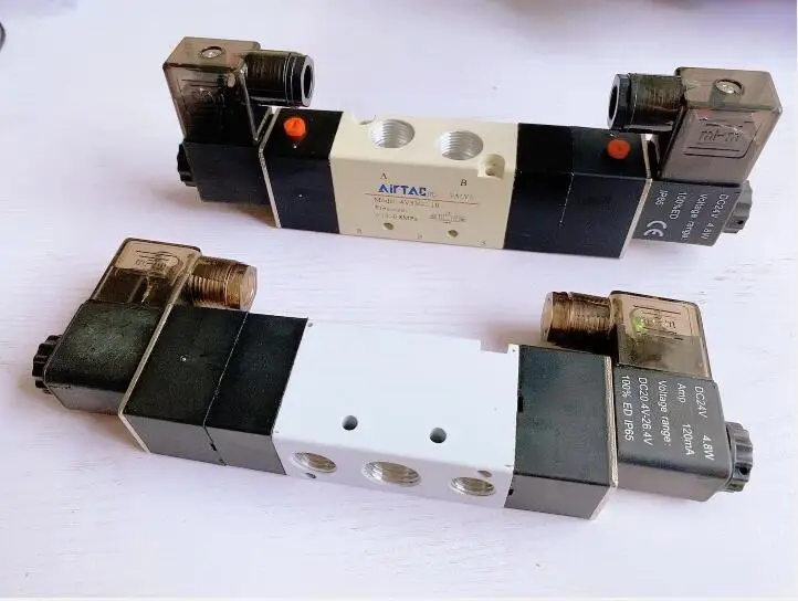 Air Solenoid Valves 4V330-10 4V330C-10 4V330E-10 3 Position 5 Port 3/8