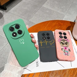 For Redmi Note 14 Pro Plus Case Liquid Silicone Simple Back Cover For Xiaomi Redmi Note14 Pro 4G 5G 14Pro+ Soft Phone Housing