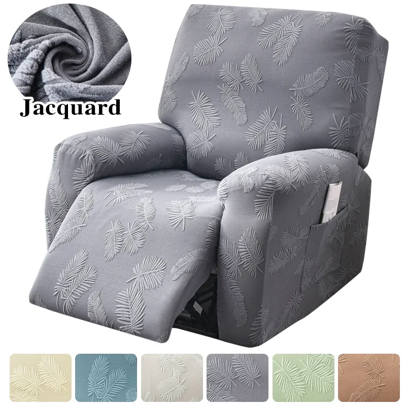 Stretch Reclining Chair Covers Recliner Sofa Slipcovers Jacquard Recliner Couch Covers Furniture Protector Covers for Pet Kid