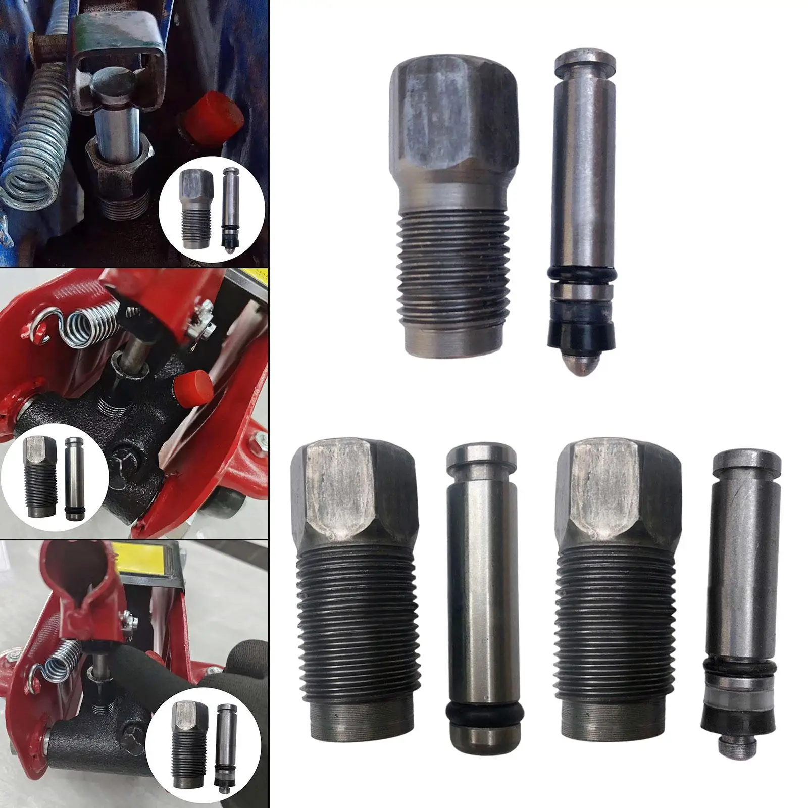 2T Hydraulic Oil Pump Threaded Repair Tool Small Cylinder Piston Generic Car Hydraulic Horizontal Jack Oil Pump Body Accessories