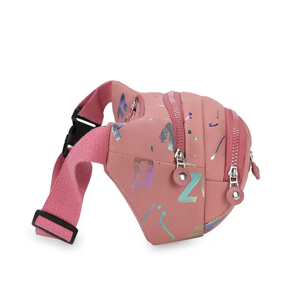 Hot Stamping Letters Waist Bags Women Waterproof Oxford Casual Waist Packs Crossbody Chest Bags Handbags Messenger Shoulder Bags