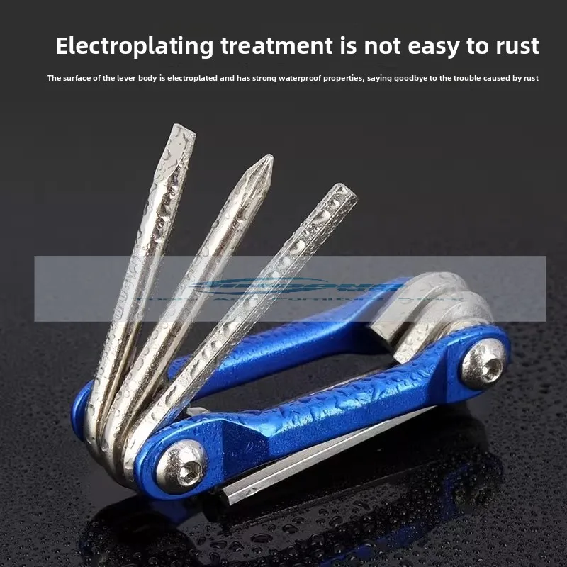 Zusammenklappbarer Inbusschlüssel, Multifunktions-Kombinationsset, praktischer Flachkopf-Torx-Schraubendreher