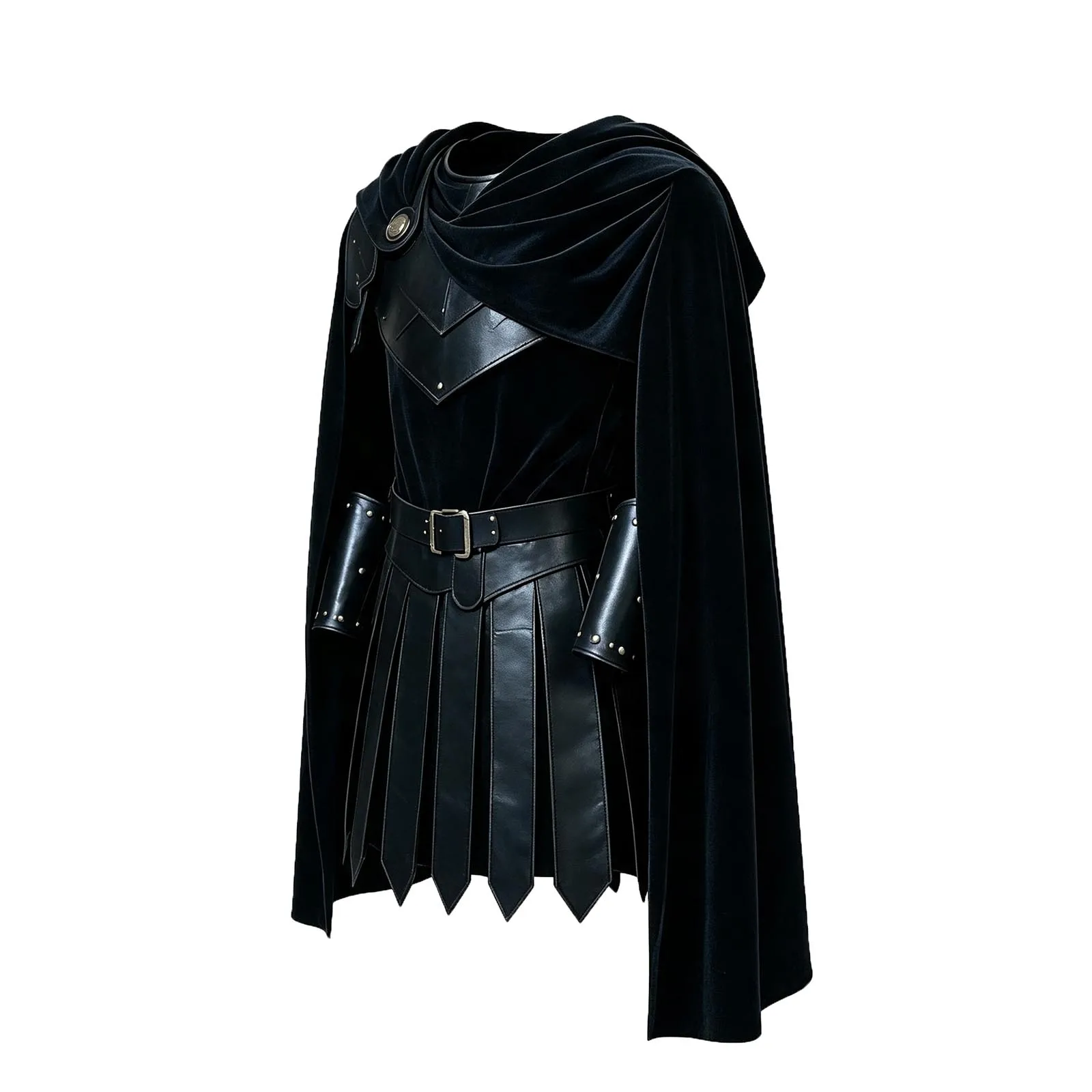 Déguisement Spartiate Gladiateur Homme – Armure en Cuir et Cape – photo 7