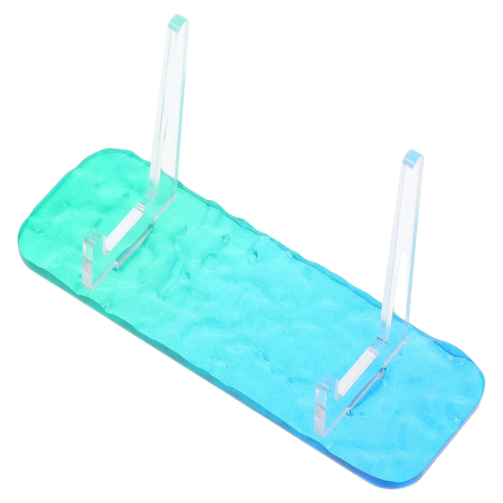 

Acrylic Small Transparent Display Stand Mini Easel Desk Table Countertop Card Brooch Pin Badge Holder Organizer