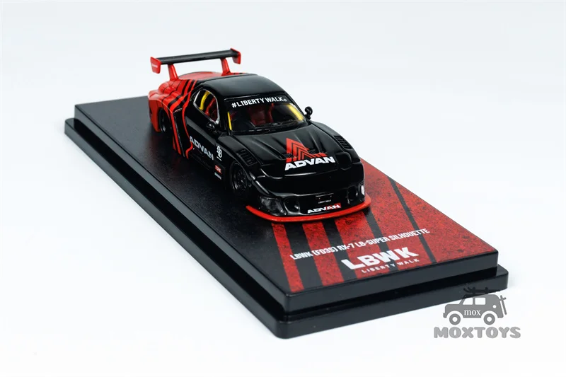 INNO 1:64 LBWK RX7 (FD3S) LB-SUPER SILHOUETTE ADVAN LIVERY Diecast Model Car