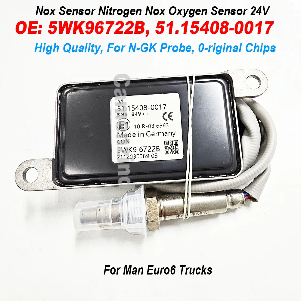 

НОВЫЙ 5WK96722B 51,15408-0017 51154080017 Датчик азота и кислорода Nox Датчик 24 В для мужчин Euro6 Грузовики Высокое качество