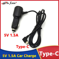 DVR Charging Cable Dash Cam Car Charger Mini Type-C USB 11.5ft Power Cord Supply 12-24V For DVR Camera