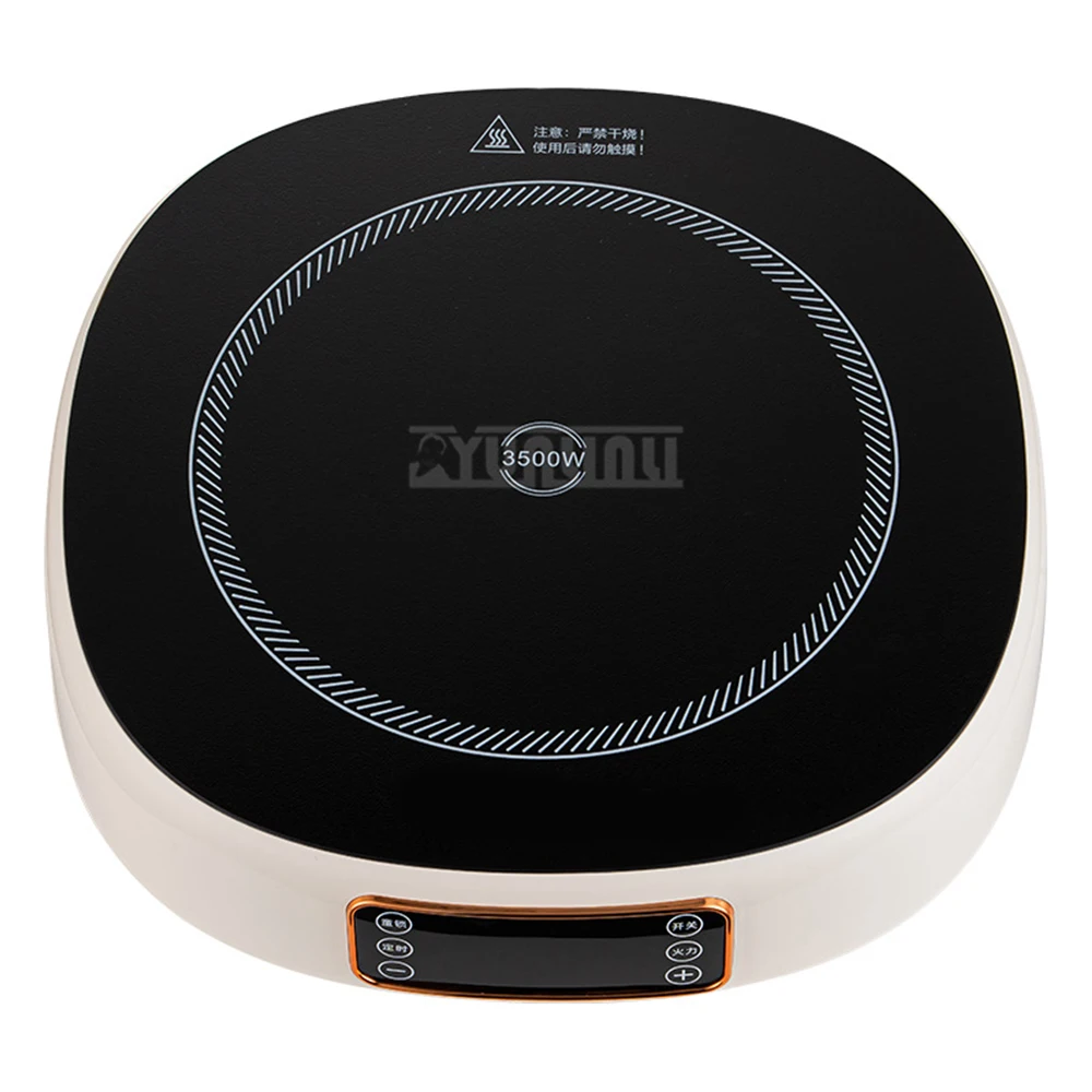 Multifunctional Round Smart Induction Cooker 3500W Electric Heating Furnace Water Boiler Cooking Plate