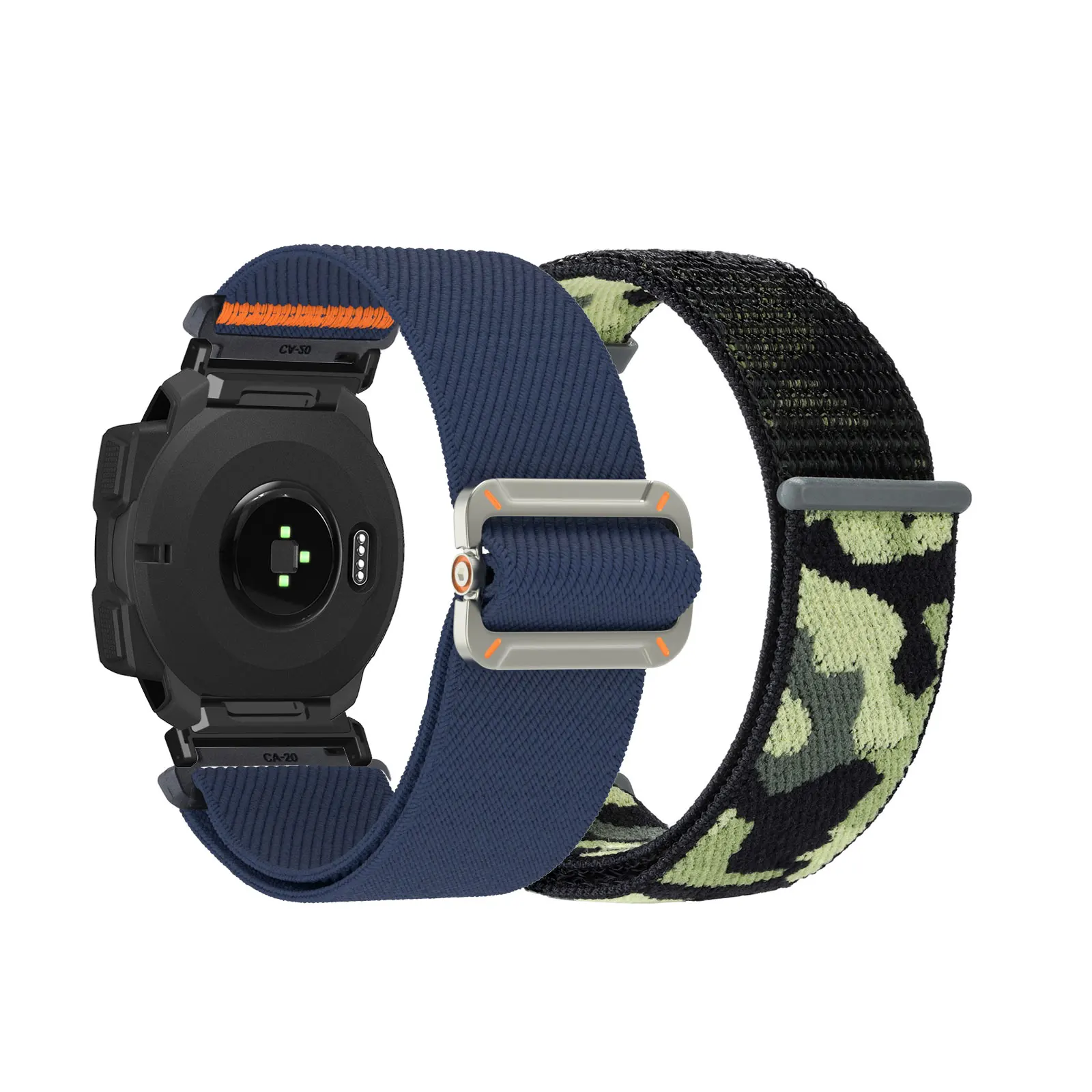

2 нейлоновых ленты для Garmin Instinct/Instinct 2/Instinct 2 Solar/Instinct 2 Surf/Instinct 2 Tactical Band, эластичный спортивный ремешок