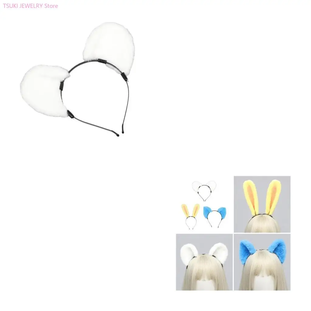 

62KE Animal Ear Headband Halloween Anime Hairhoop Cosplay Party Accessories Hairband