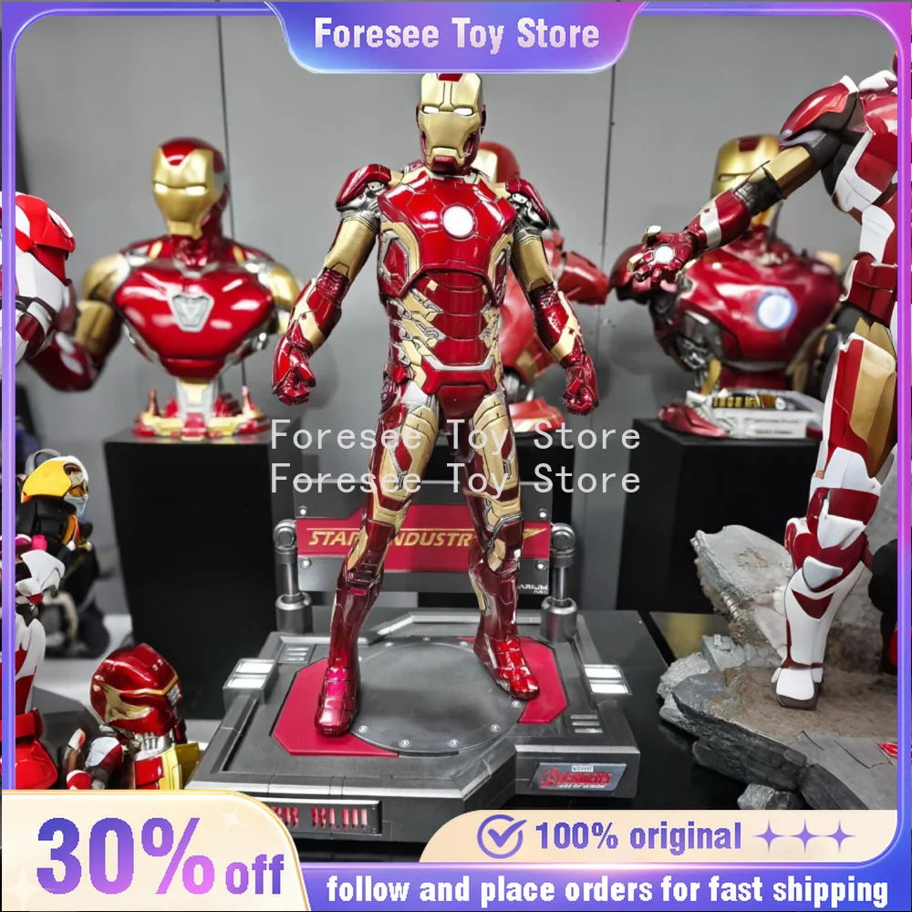 

New 45cm Marvel Legends Iron Man Mark Resin Action Figures Joints Movable Model ToysPersonalized Birthday Gifts