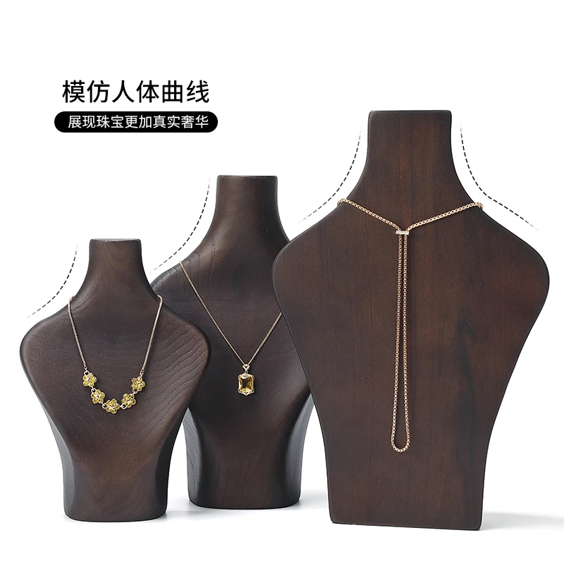 

Jewelry display props, model necklace display stand, portrait display stand, counter jewelry display stand