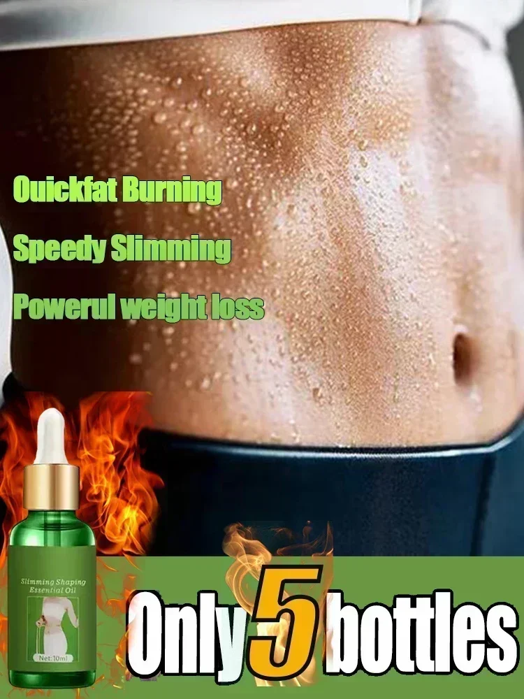 Natural Plant Extracted Weight Lose Essential Oils Massage Oil Fat Burning Belly Loss Fat Lose Weight burn Down serum New3