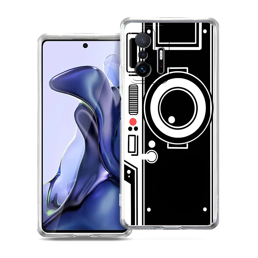 Vintage Tape Camera Gameboy Phone Case For Xiaomi 14 13 12 Lite Mi 11 11X 13T 12T For Poco X5 X4 X3 NFC F5 F4 M4 Pro 5G Cover