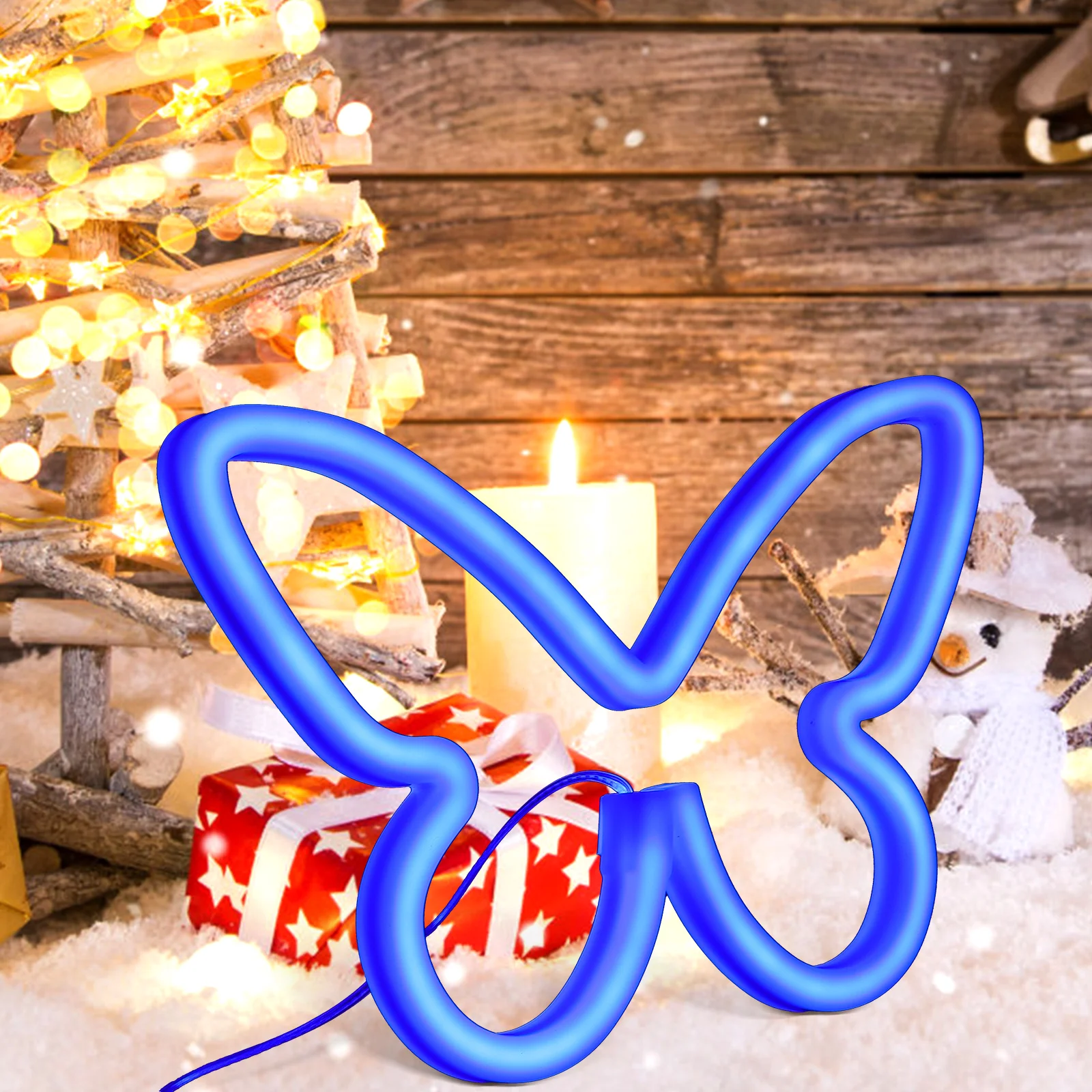 

Butterfly LED Neon Lamp USB 3 AA Batteries Wall Decor Bedroom Office Bar Events Birthday Proposal Wedding Christmas Teen Room