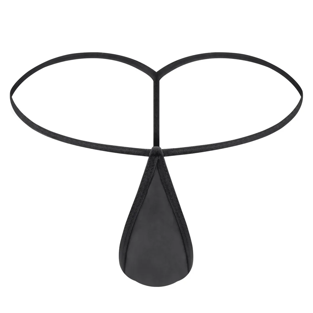 Men's Sexy T Back Thong Gays Erotic Low Waist U Convex Pouch G-String Tight Lightweight Open Buttocks Hollow Out Porn Underpants