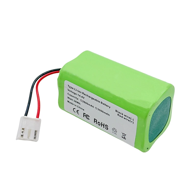 14.4V 14.8V 2600mAh 3500mAh 18650 4S1P Rechargeable Li-ion Battery Pack For Wireless Electric Floor Scrubber Shark SNC-C3Mini