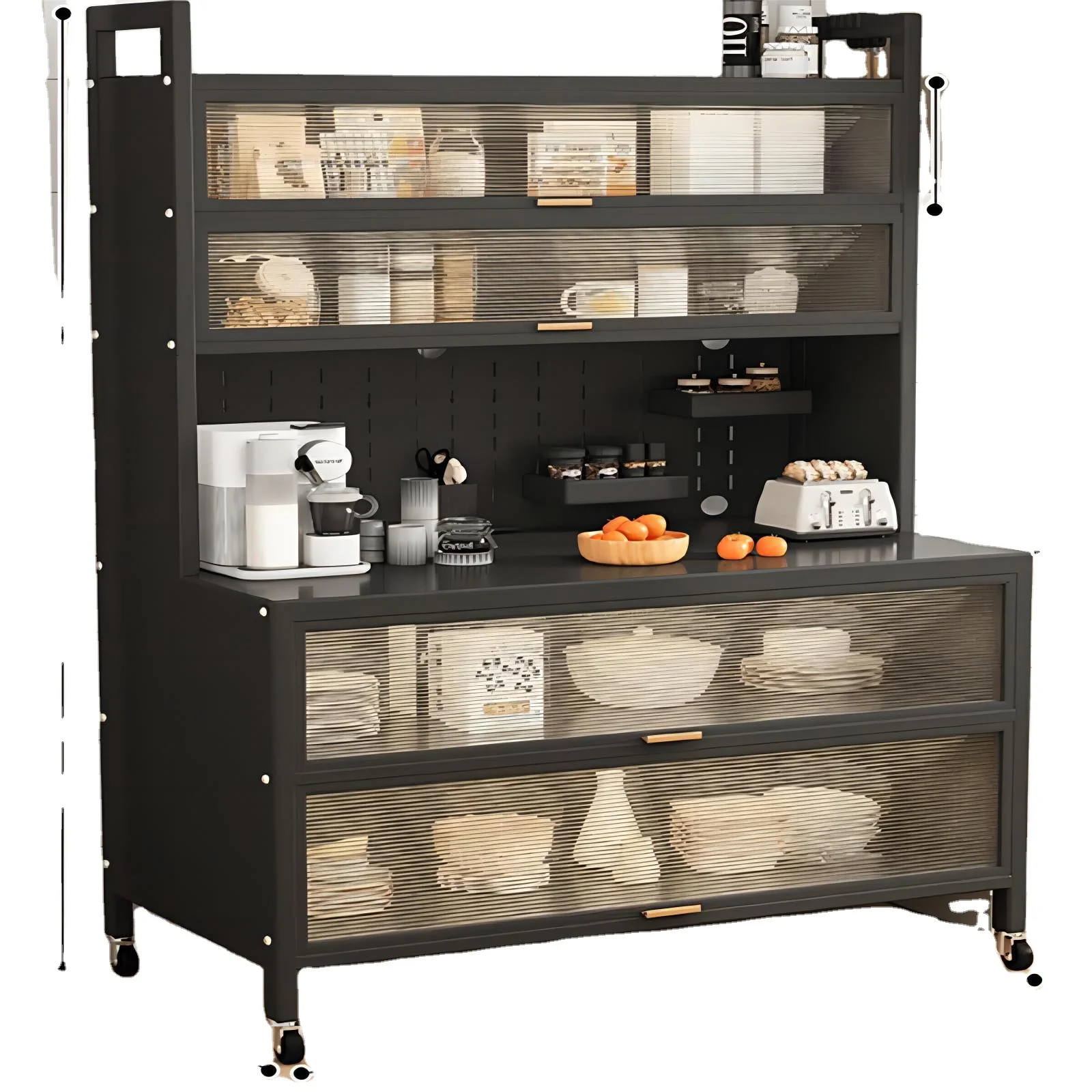 

Durable 200KG Load Capacity Metal Storage Rack Organized Kitchen And Dining Room Storage Solution Kitchen Storage Rack