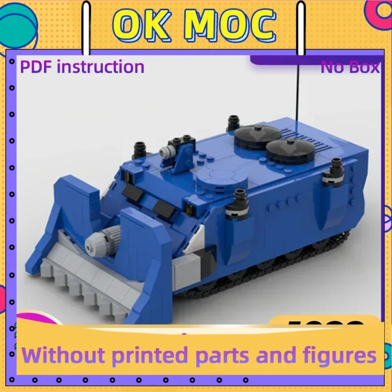 

Техническая модель Moc Bricks, военный виправник, ситовой танк, модульные строительные блоки, подарки, игрушки для детей, наборы «сделай сам», сборка