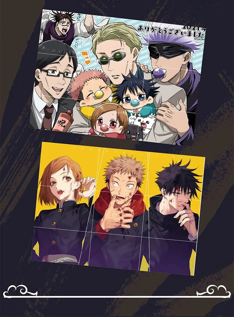 Nieuwe Jujutsu Kaisen Collection Kaarten Marionet Trend Spelen Anime Karakter Satoru Gojo Itadori Yuji Flash SLR Sp Card Kinderen Speelgoed Gift