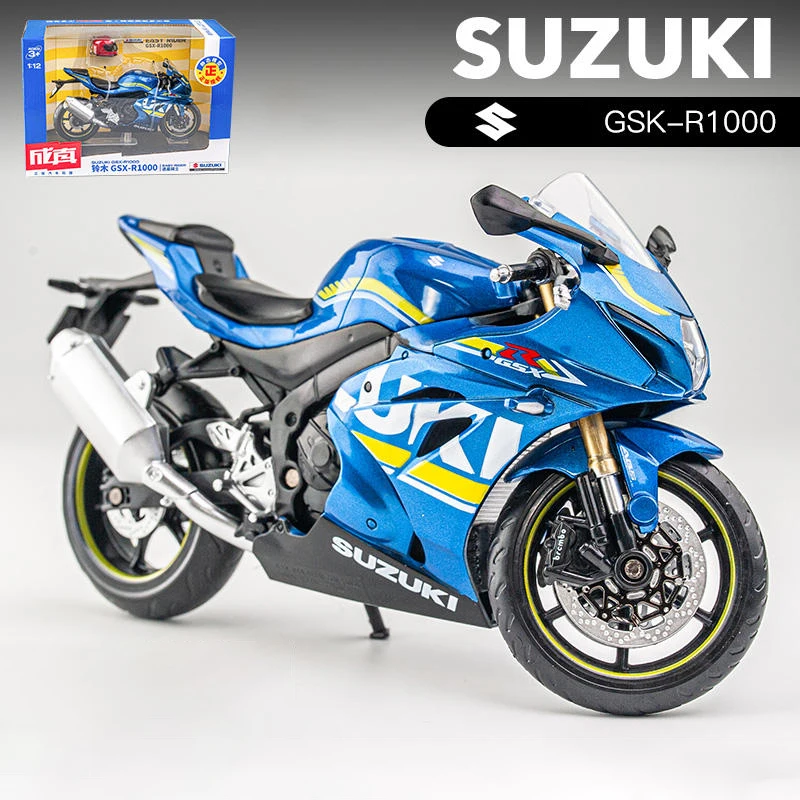 1:12 Diecast Motorcycle Model Toy F-Suzuki Suzuki GSX-R1000