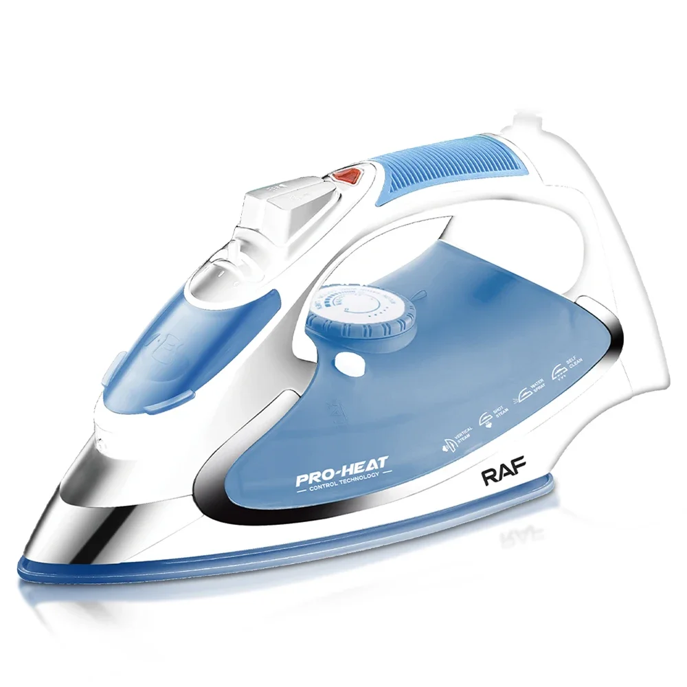l # Professional Steam Iron for Clothes 2400w Powerful Steaming Ceramic Soleplate Household Use